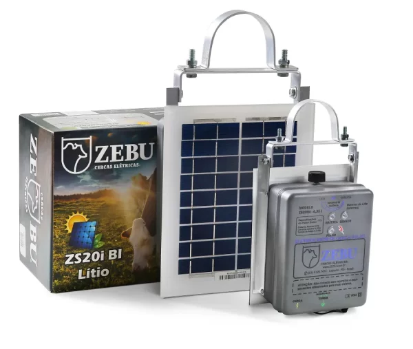 Eletrificador Solar Bateria Interna Zs20bi 35km
